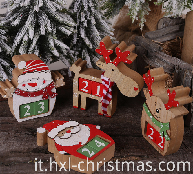 wooden xmas calender